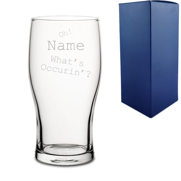 Engraved Novelty Pint Glass With Gift Box - Image 2