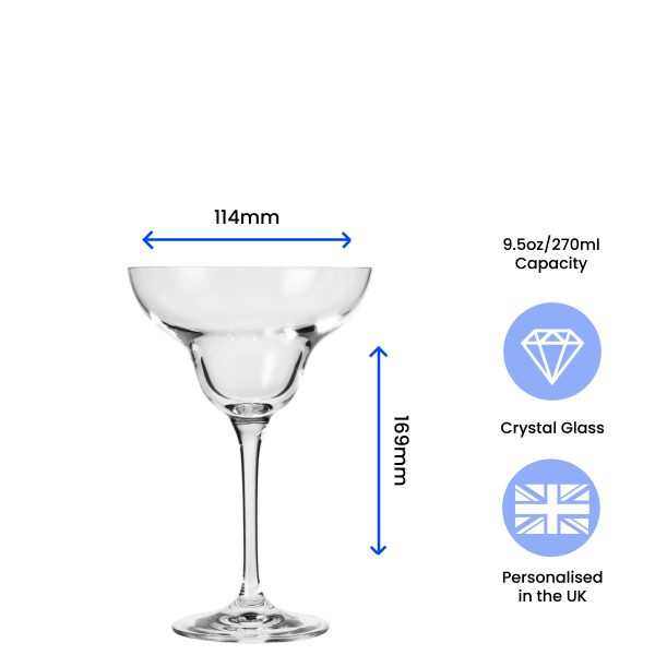 Engraved 270ml Infinity Cocktail Saucer With Gift Box - Image 3