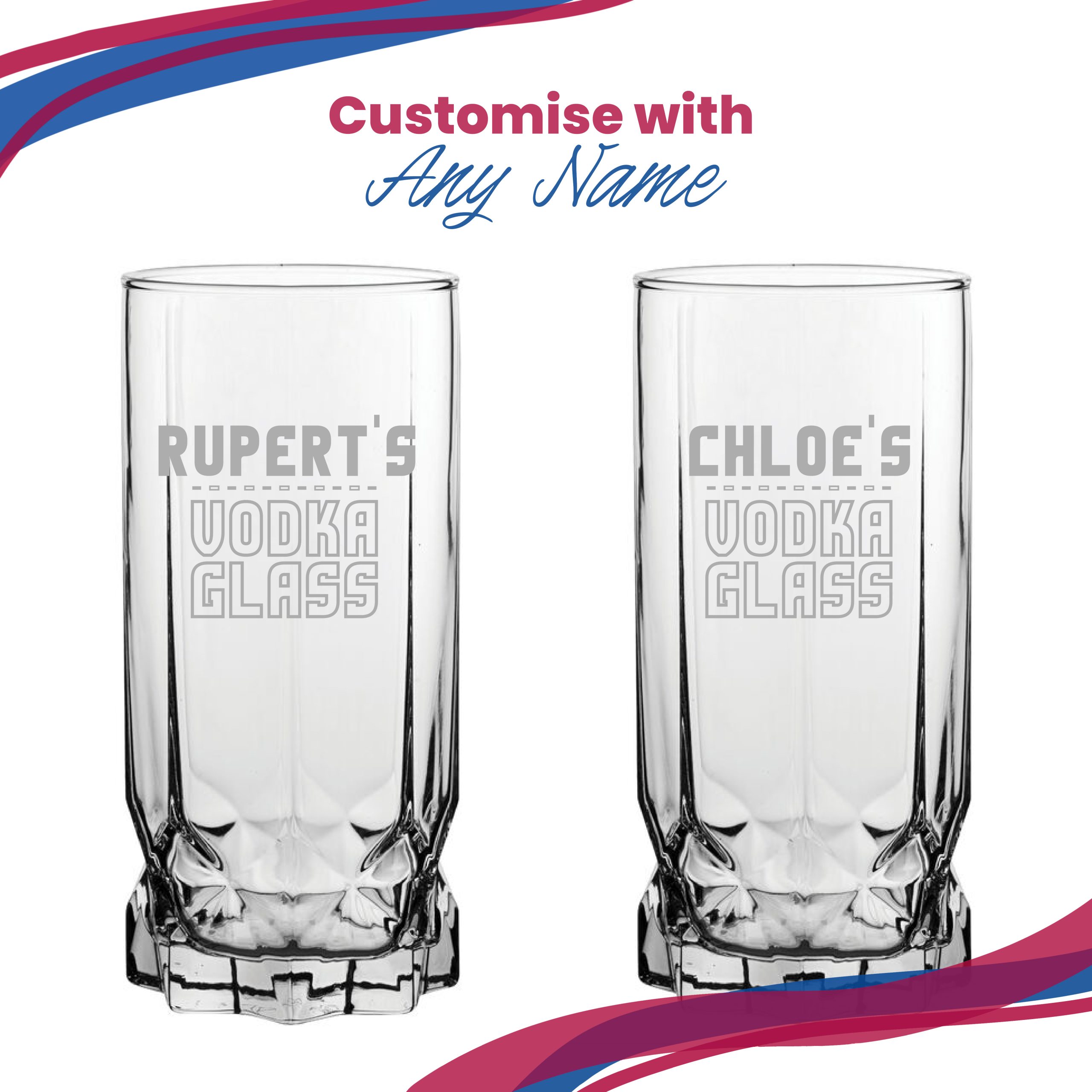 Personalised Engraved Vodka Future Hiball with 'Name's Vodka Glass' Design - Image 5