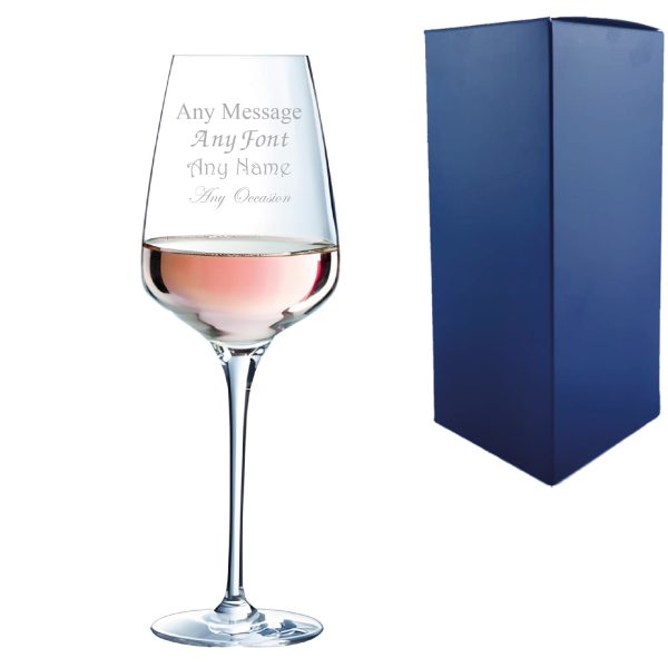 Engraved Crystal Wine Glass, Sublym 350ml Glass, Gift Boxed - Image 2