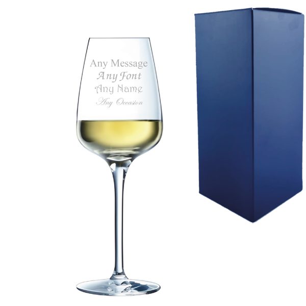 Engraved Crystal Wine Glass, Sublym Small 250ml Glass, Gift Boxed - Image 3