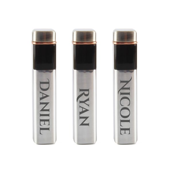 Engraved Slim Electric Lighter Silver Any Name Gift Boxed - Image 4