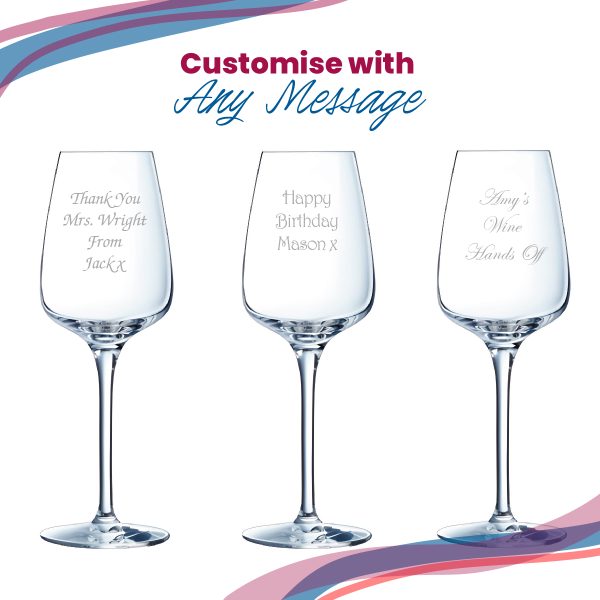 Engraved Crystal Wine Glass, Sublym Small 250ml Glass, Gift Boxed - Image 5