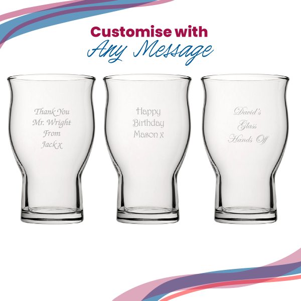 Engraved Pint Glass, Revival 20oz Beer Glass, Gift Boxed - Image 5