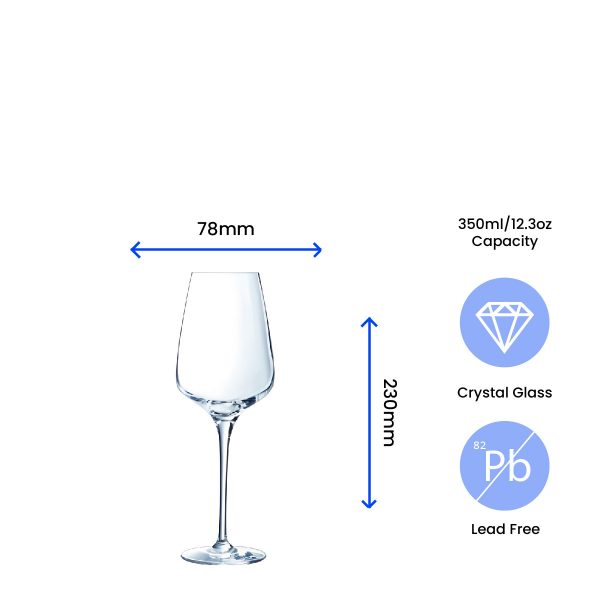 Engraved Crystal Wine Glass, Sublym 350ml Glass, Gift Boxed - Image 6
