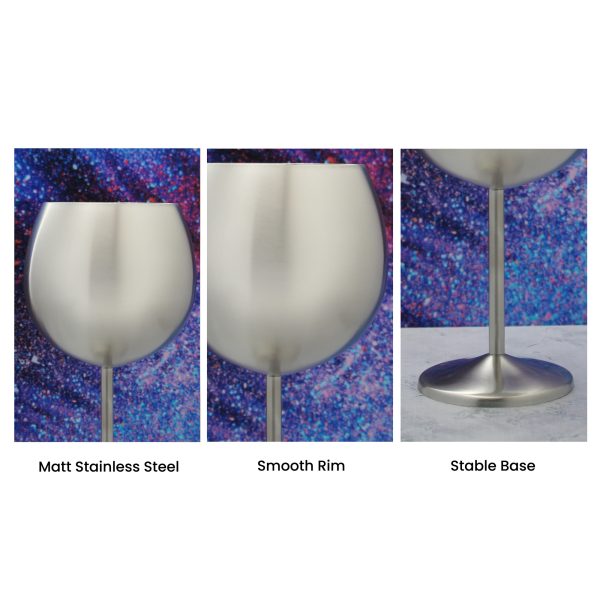 Engraved Metal Gin Balloon Cocktail Glass with Name in 70 Design - Image 7