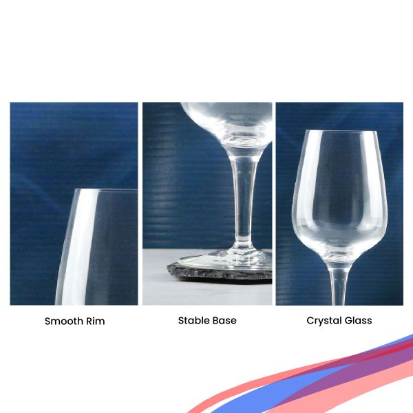 Engraved Crystal Wine Glass, Short Sublym 350ml Glass, Gift Boxed - Image 7