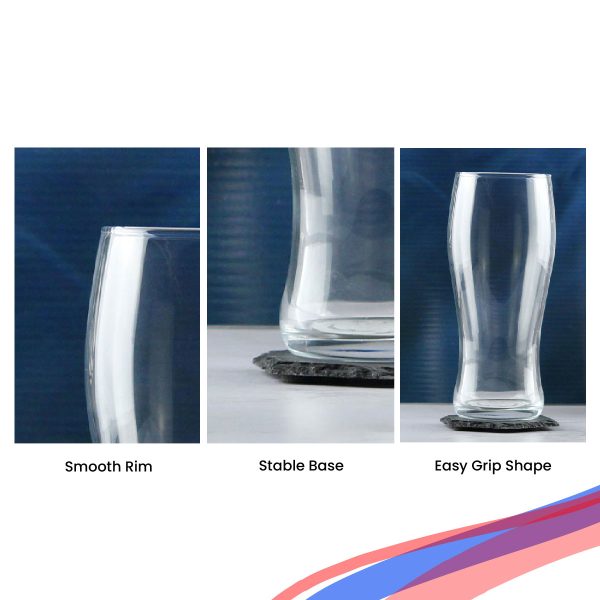 Engraved Pint Glass, Nevis Curved 20oz Beer Glass, Gift Boxed - Image 7