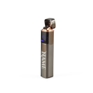 Engraved Slim Electric Lighter Black Any Name Gift Boxed