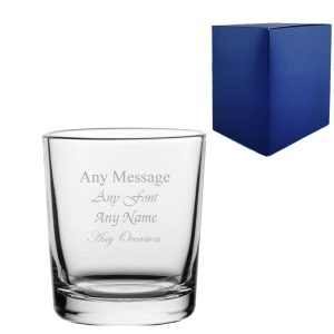 Engraved Alanya Juice Tumbler 6.5oz/192ml Glass, Any Message