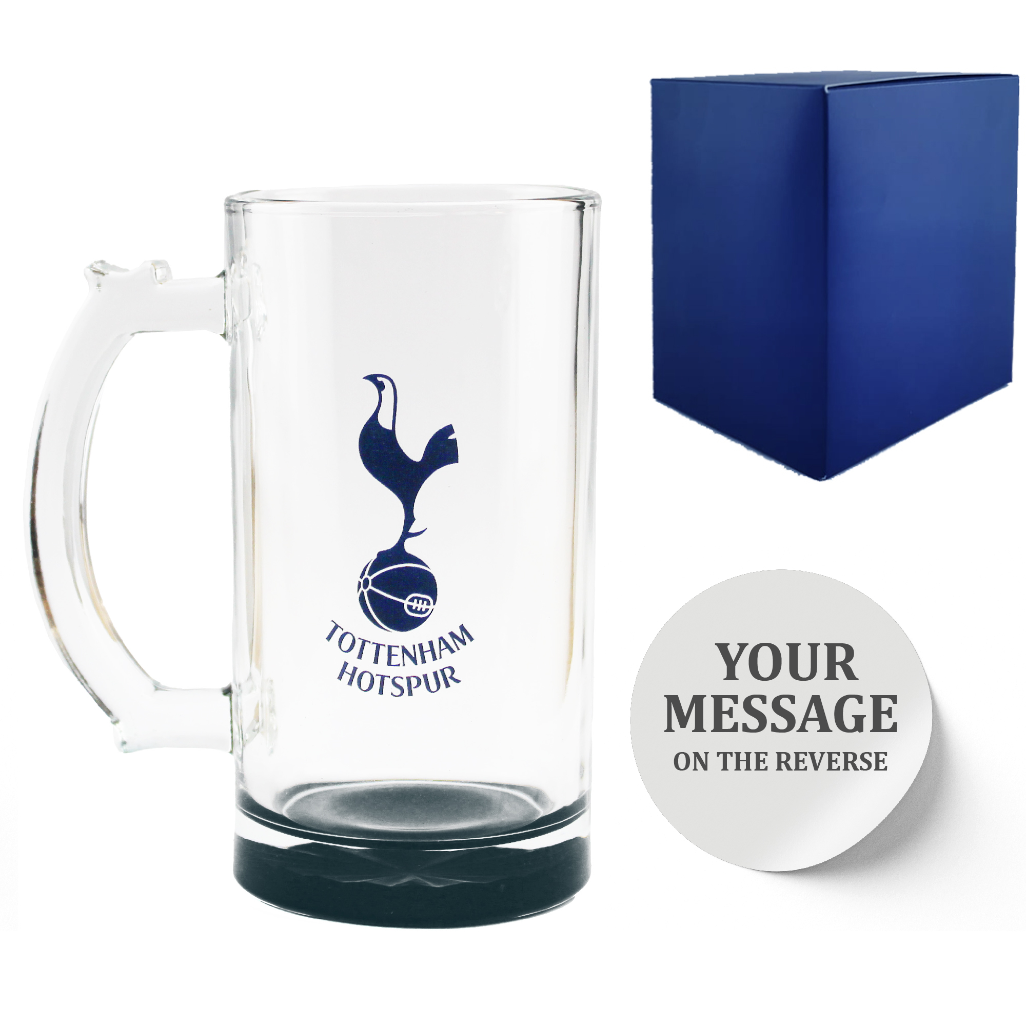 Engraved Official Tottenham Hotspur 20oz Beer Mug, Gift Boxed - Image 2