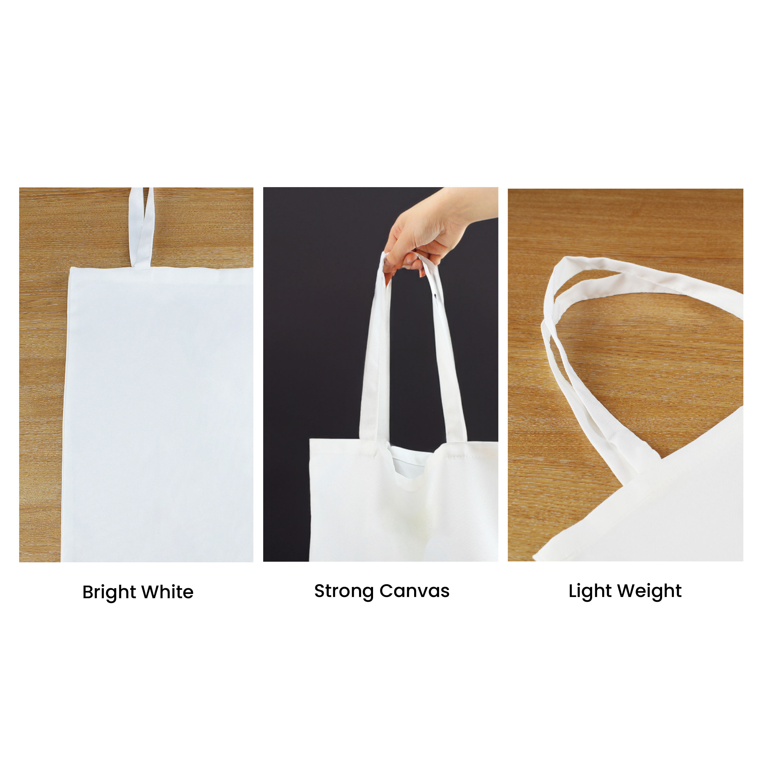 Printed Tote Bag, Any Message, Any Colour, Short Handled, 38x40cm - Image 7