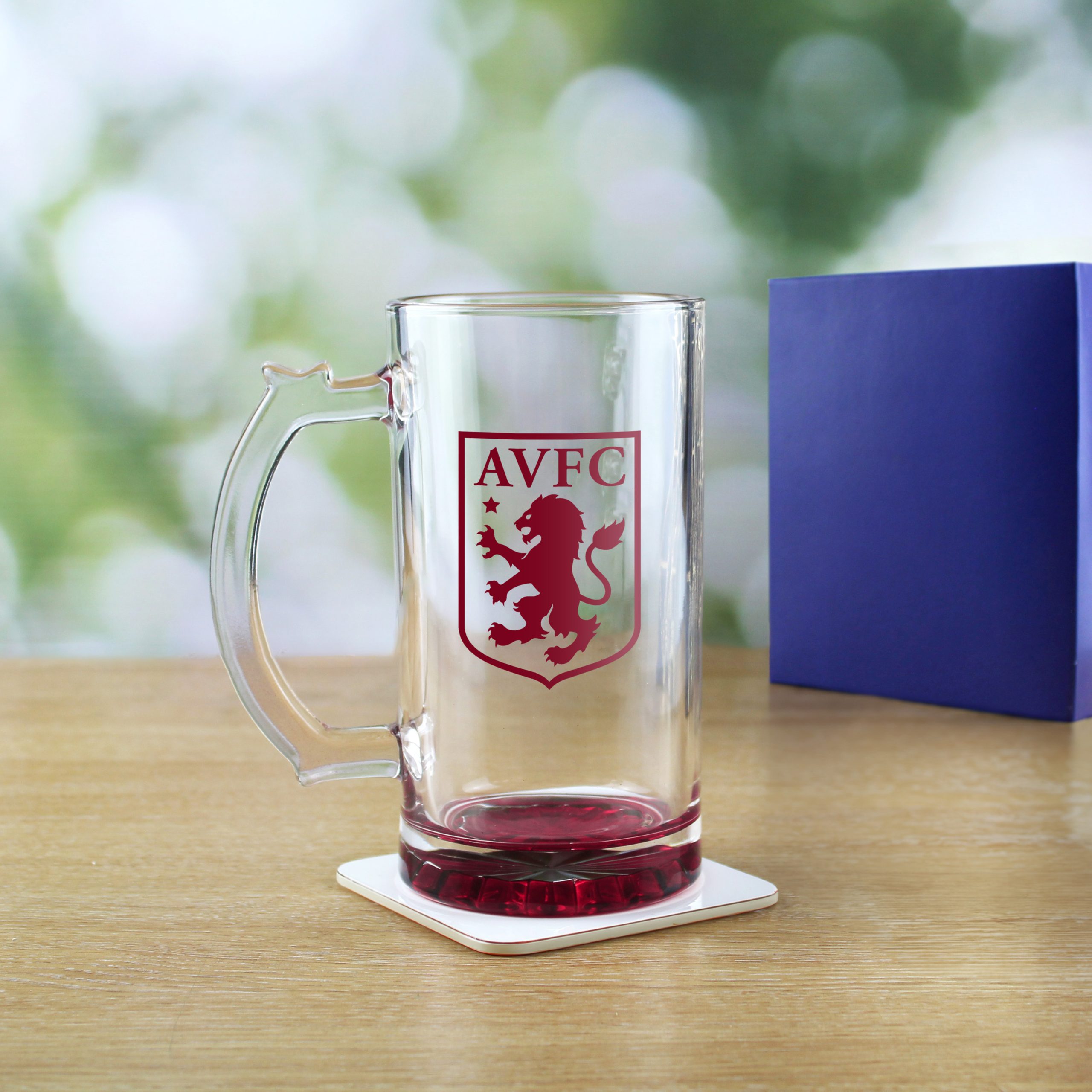 Engraved Official Aston Villa 20oz Beer Mug, Gift Boxed