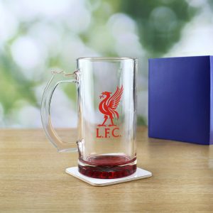 Engraved Official Liverpool 20oz Beer Mug, Gift Boxed